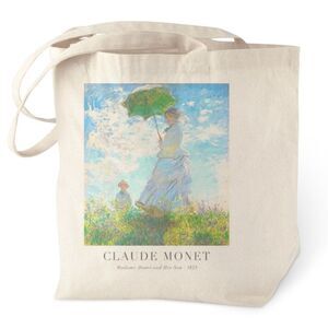 Monet Painting Canvas Tote Bag